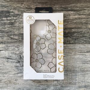 Case-Mate Clear Floral iPhone 16/16 Pro